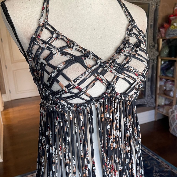 Handmade Macramé Rope Festival Dress - Picture 4 of 8